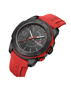 Naviforce Iconic Drive Watch For Men Red (NF-7112-3)