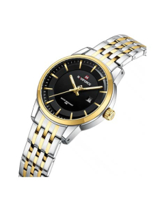 Naviforce Eclipse Edition Two Tone Watch For Men (NF-9228l-5)
