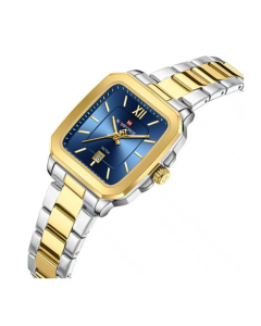 Naviforce Sleek Square Watch For Women Two Tone (NF-9239l-2)