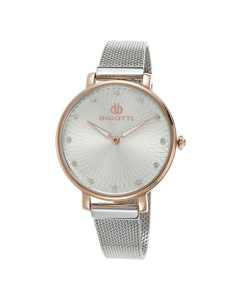 Bigotti Stainless Steel Women's Watch Silver (BG-1-10023-4)