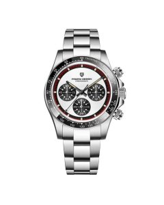 Benyar PD Paul Newman Watch For Men Silver (PD-1676-2)