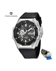 Pagani Design Elite Auto Watch For Men Black (PD-YS010-2)
