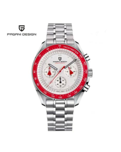 Pagani Design Seiko V63 Movement Watch For Men Silver (PD-1701-14)