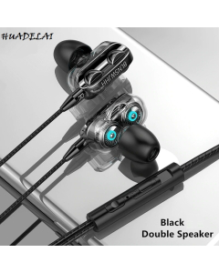 Friends Tech Huadelai 3.5mm Wired In Ear Earphone Black