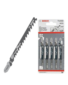 Bosch Speed for Wood T-Shank Jig Saw Blades 5 Pcs (T144D)