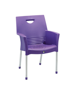 Boss Mega Jhony Pure Plastic Chair with Steel Legs (BP-317-PRP)