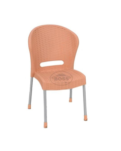 Boss Steel Plastic Jack Rattan Chair Without Arms Every (BP-662-EVE)