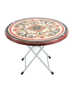 Boss Steel Plastic Round Table 39" With Sticker (BP-215-S-CHC)