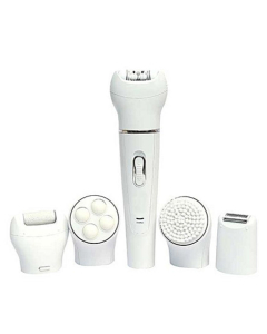 Kemei 5 in 1 Beauty Tool Kit & Epilator - White (BS-2199)