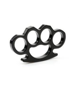 Aaka Brass Steel Hand Punch Knuckle Black (0001)