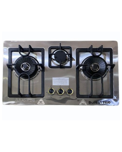 Black Stone Gas Hob Stove - BS-826
