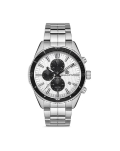 Bigotti Stainless Steel Men's Watch Silver (BG.1.10337-1)