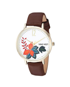 Nine West Watch For Women Brown (NW/2208SVBN)