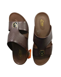 Eomobiles High Quality Medicated leather Chappal For Men-Brown-40 - Euro
