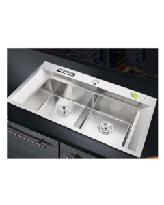Xpert Double Bowl Sink Silver (8640-S)