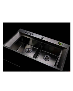 Xpert Double Bowl Sink Black (8640-B)