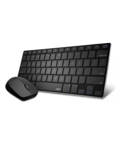 Rapoo Multi-mode Wireless Ultra-slim Desktop Set Black (9000M)