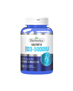 Herbiotics Calfint-D Vitamin D3 5000 IU Chewable Tablets - 30 Tablets
