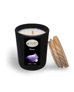 Aromaflick Desire Soy Glass Candle - Black 