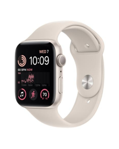 Apple Watch SE 44mm Starlight Aluminum Case with Starlight Sport Band - GPS
