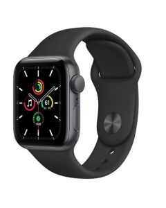 Apple Watch SE 40MM Space Gray Aluminum Case with Black Sport Band - GPS (2022)
