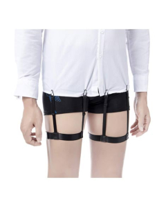 Afreeto Men Shirt Stays Garter Holder