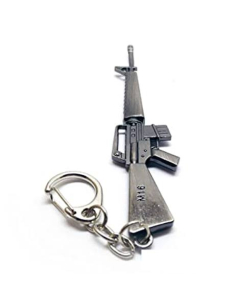 Afreeto M16 Pubg Gun Metal Keychain Black