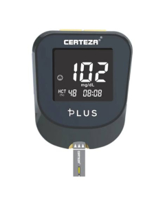 Certeza Plus Blood Glucose Monitor-Black