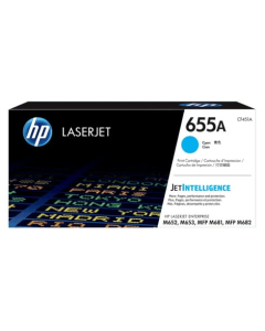 HP 655A LaserJet Toner Cartridge Cyan (CF451A)