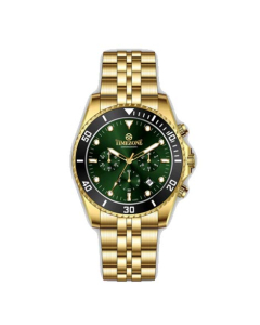 Timezone Chronograph Scorch Watch For Men (TZ-1329)-Green