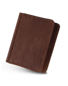 Blackbird Leathers Handmade Leather Card Holder For Men Brown (0002)