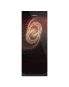 Kenwood Sapphire Glass Door Freezer-On-Top Refrigerator 11 Cu.Ft Listener (KRF-23357)