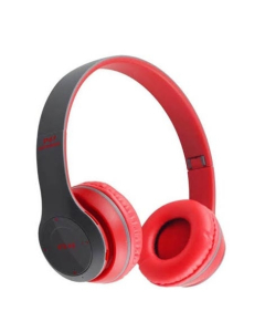 Colohana P47 Wireless Bluetooth Over-Ear Headphones Red