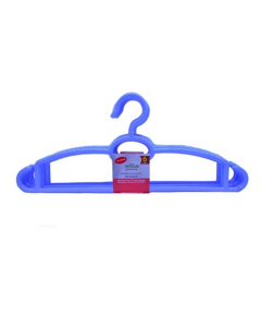 Appollo Premio Clothes Hanger (Pack Of 6)-Blue
