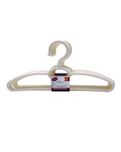 Appollo Premio Clothes Hanger (Pack Of 6)-Cream