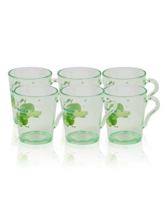 Appollo Party Acrylic Mug (Pack Of 6)-Olive Green