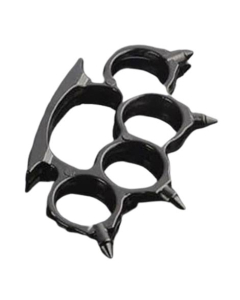 Aaka Brass Steel Hand Punch Knuckle Black (0004)