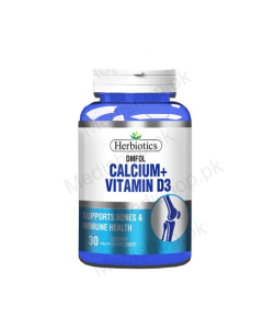 Herbiotics DMFOL Calcium + Vit D3 Rich Formula - 30 Tablets