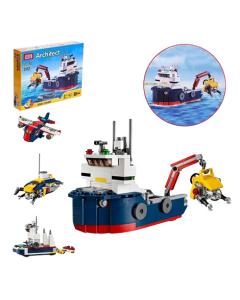 Decool Architect Ocean Ship and Aircraft Building Blocks (3112)