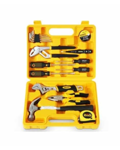 Deli Soft Grip Tools Kit With Fiber Case 16-Pieces (3701)