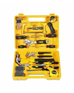Deli Soft Grip Tools Kit With Fiber Case 25-Pieces (3702)