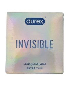 Durex Invisible Extra Thin Condom Pack of 3
