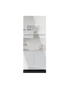 Kenwood Invertech Inverter Glass Door Freezer-on-top Refrigerator 13 Cu Ft Glass (KRF-24457)