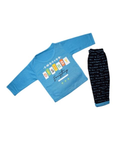Komfy Printed Baba Suit Blue (NBB043)