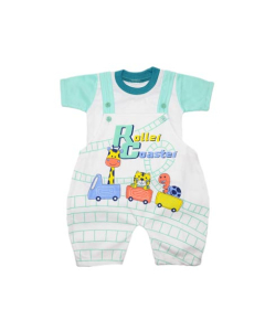Komfy Roller Coaster Printed Unisex Romper For Kid's (NBN112)
