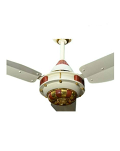 Universal Diamond Ceiling Fan - White