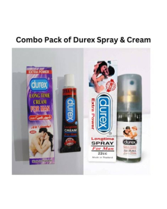 Health Hub Durex Combo Deal Timing Delay Spray Cream