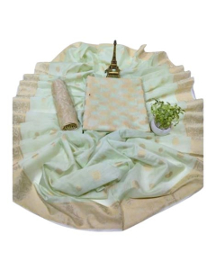 Shah Kamal Cotton Jacquard Fabrics Unstitched Suit For Women 3-Pcs