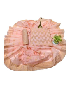 Shah Kamal Cotton Jacquard Fabrics Unstitched Suit For Women 3-Pcs