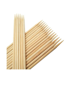 Promax Wooden Bamboo BBQ Sticks 100 Pcs Brown